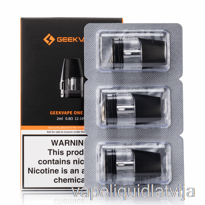 Geek Vape Aegis Viena Nomaiņa Pods 0.8ohm Pods Vape šķidrums